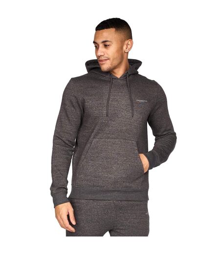 Crosshatch Mens Traymax Oversized Hoodie (Pack of 2) (Red/Charcoal)