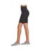 Womens/ladies gowalk high waist cycling shorts black Skechers-3