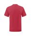 Mens iconic 150 t-shirt red heather Fruit of the Loom