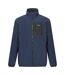 Veste Polaire À Col Montant Motif/style Détail Contrasté Frankie Homme Bleu Marine Noir Regatta-2