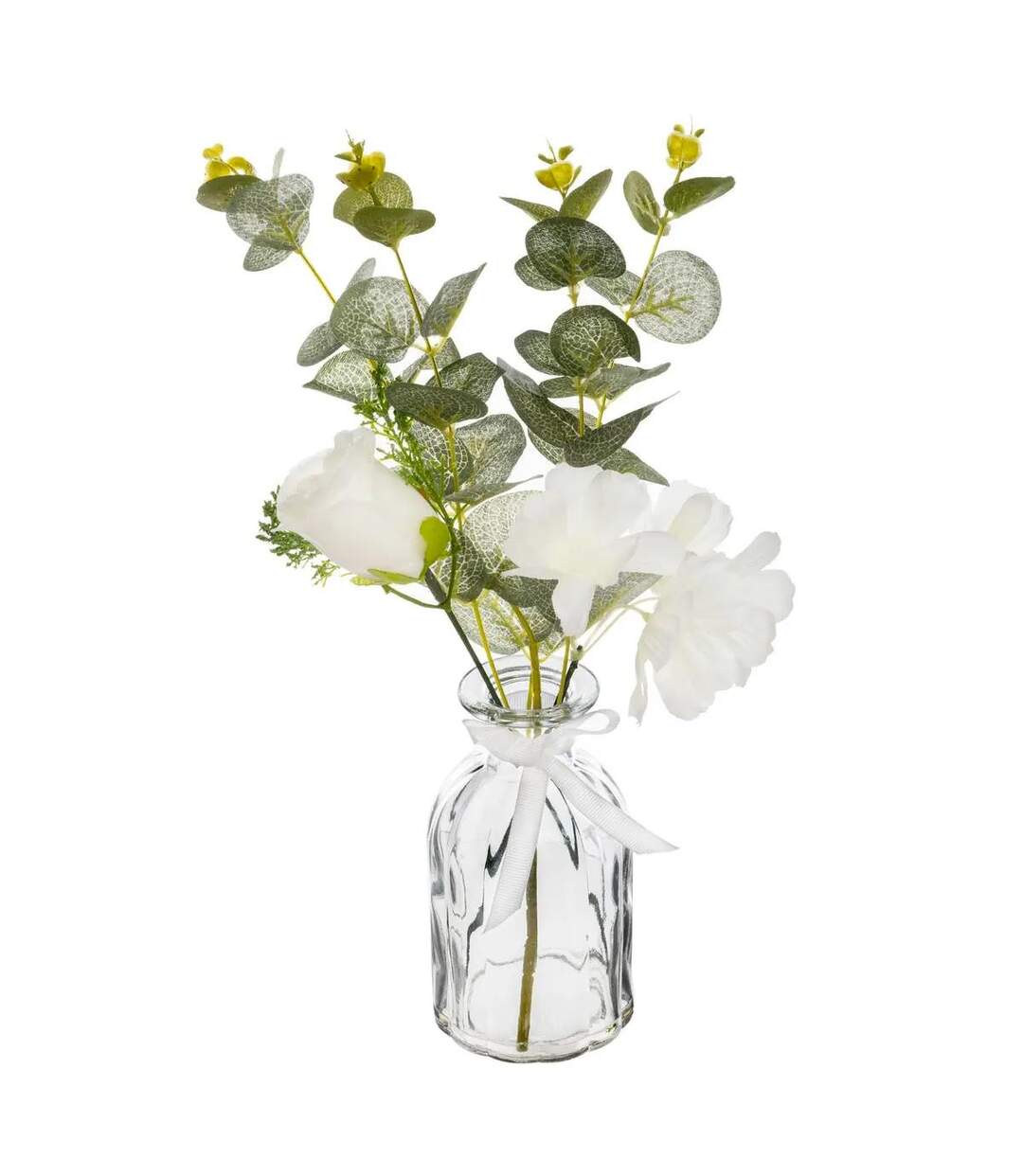 Composition Florale & Vase Eucalyptus 39cm Vert-1