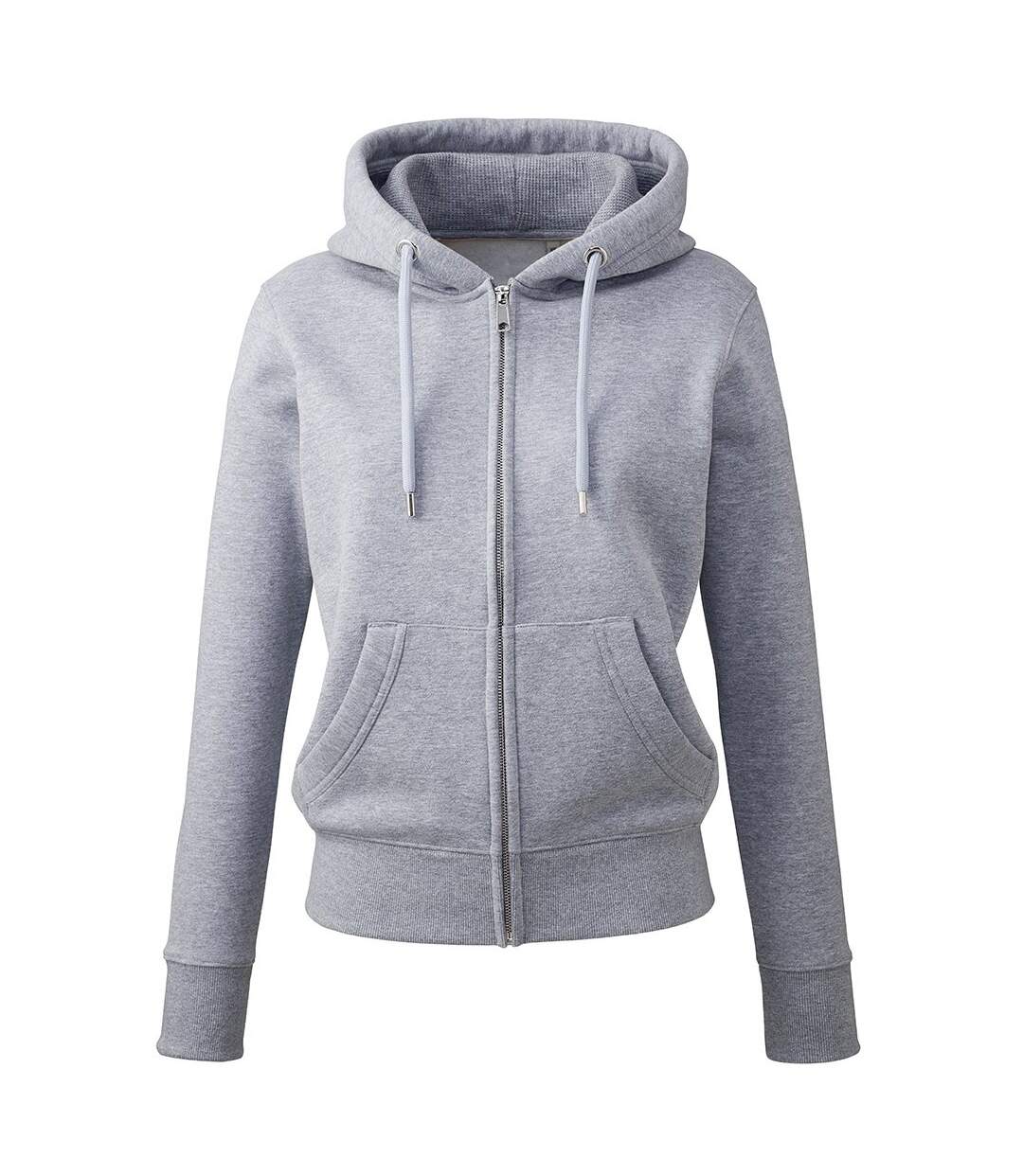 Veste À Capuche Femme Gris Anthem-1