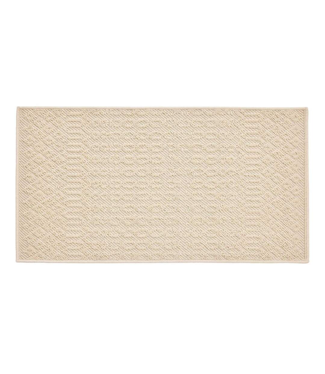 Tapis Tissé en Relief Sinata 60x110cm Naturel-1