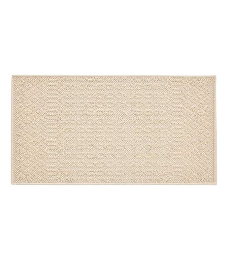 Tapis Tissé en Relief Sinata 60x110cm Naturel
