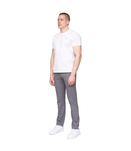 Chino visit homme gris Henleys