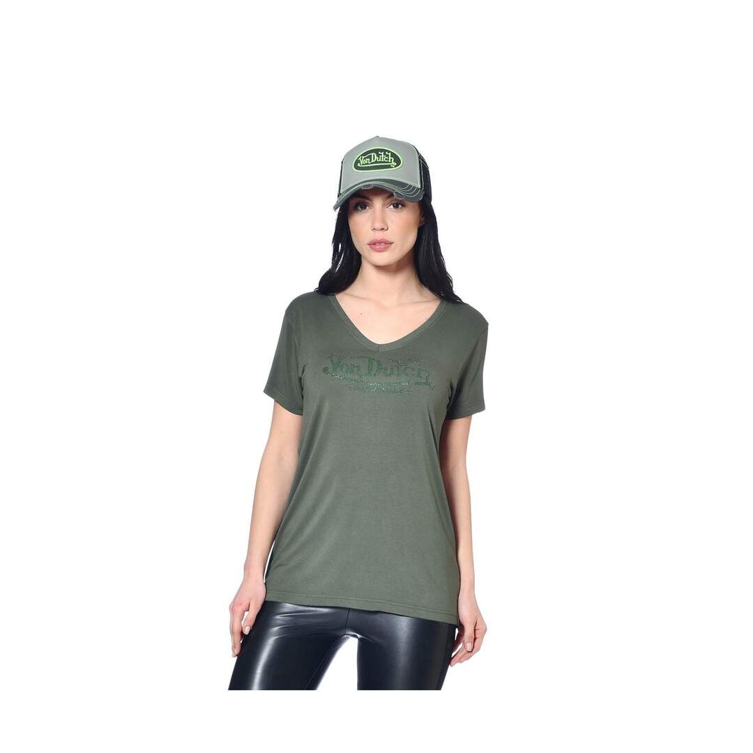 Tshirt en col V femme Roon Vondutch-1