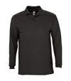 SOLS Winter II - Polo à manches longues - Homme (Noir) - UTPC329