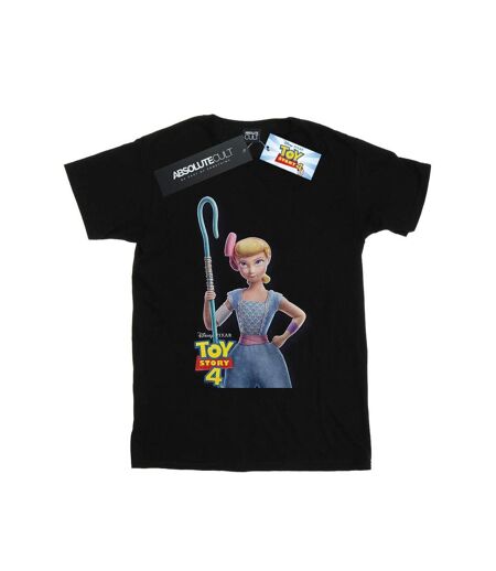 Disney Womens/Ladies Toy Story 4 Bo Peep Hook Cotton Boyfriend T-Shirt (Noir) - UTBI46960