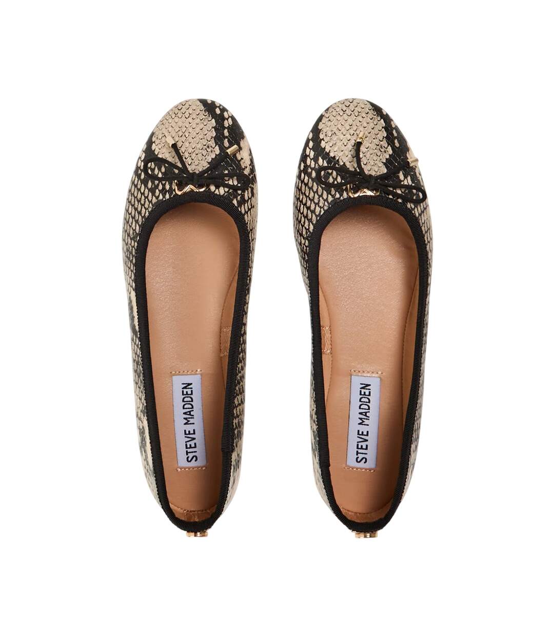 Ballerines Motif/style Imprimé Serpent Blossoms Femme Beige Clair Steve Madden-3