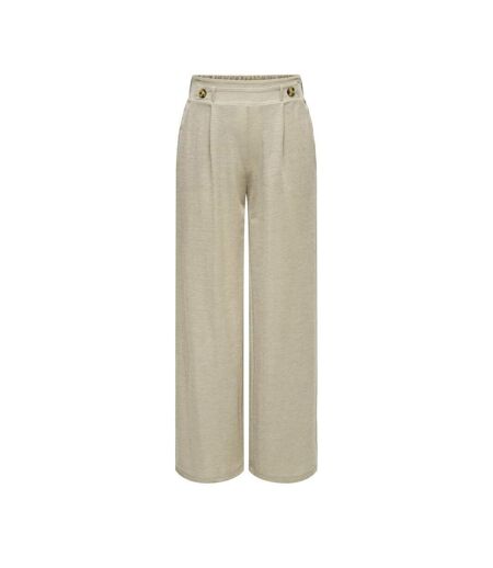 Pantalon fluide beige femme jdy geggo