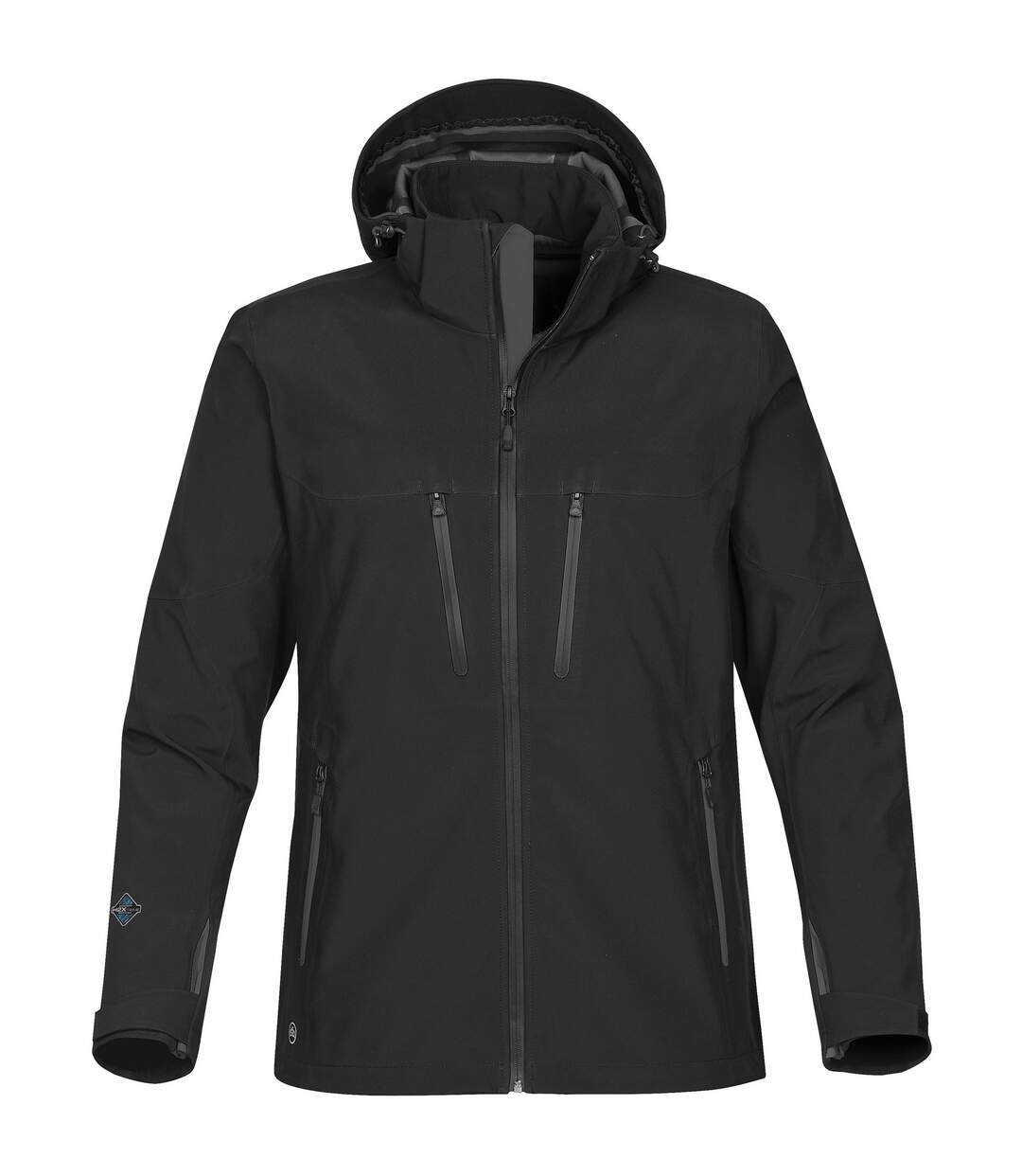 Mens Patrol Technical Softshell Jacket Black Carbon Stormtech-2