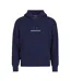 Mens Logo Printed Hoodie Indigo Guess-1