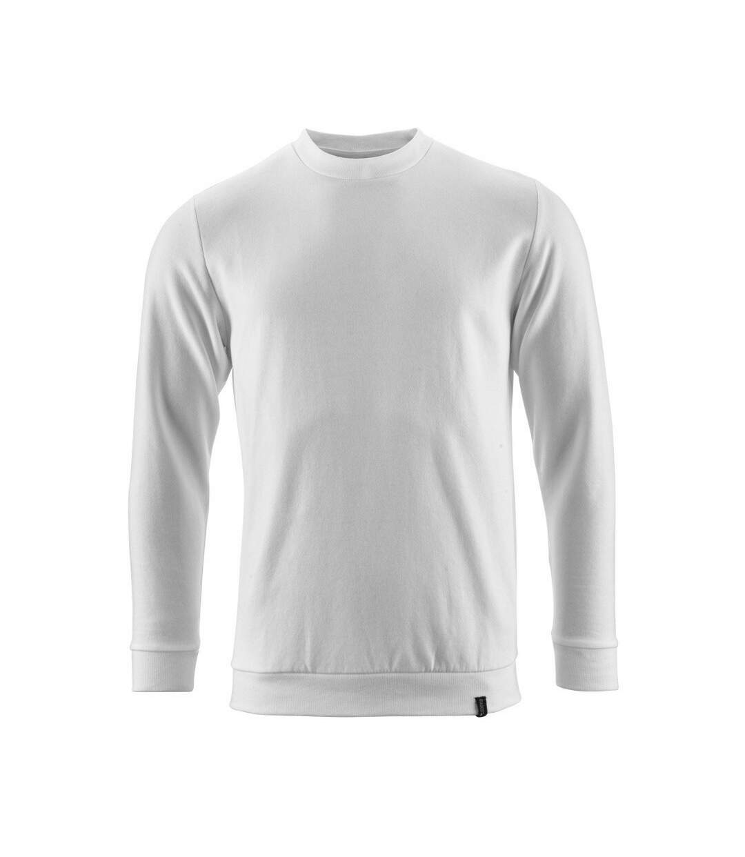 Sweatshirt Crossover Pour Hommes Blanc Mascot-1