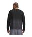 T-shirt Manches Longues Hoops Homme Noir Gris Under Armour-3
