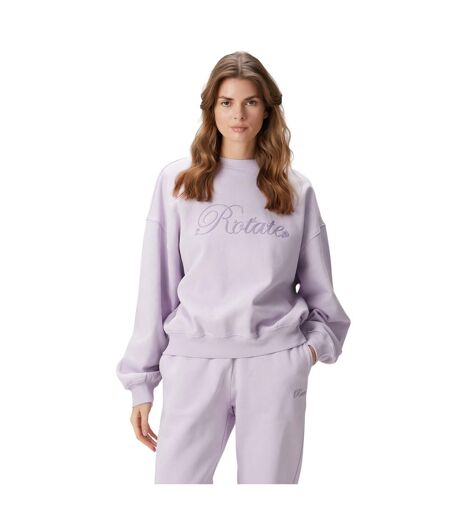 Sweat Motif/style Logo Brodé Femme Violet Rotate Sunday