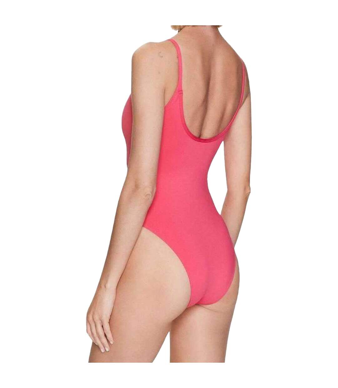 Maillot De Bain 1 Pièce Femme Rose Calvin Klein-2