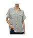 Chemise blanche/verte femme vero moda bumpy 10310139-1
