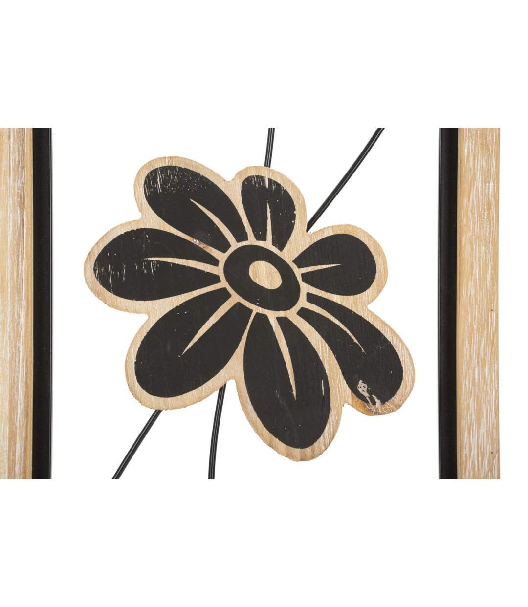Décoration Murale Encadrée Koman 60cm Naturel & Noir-2