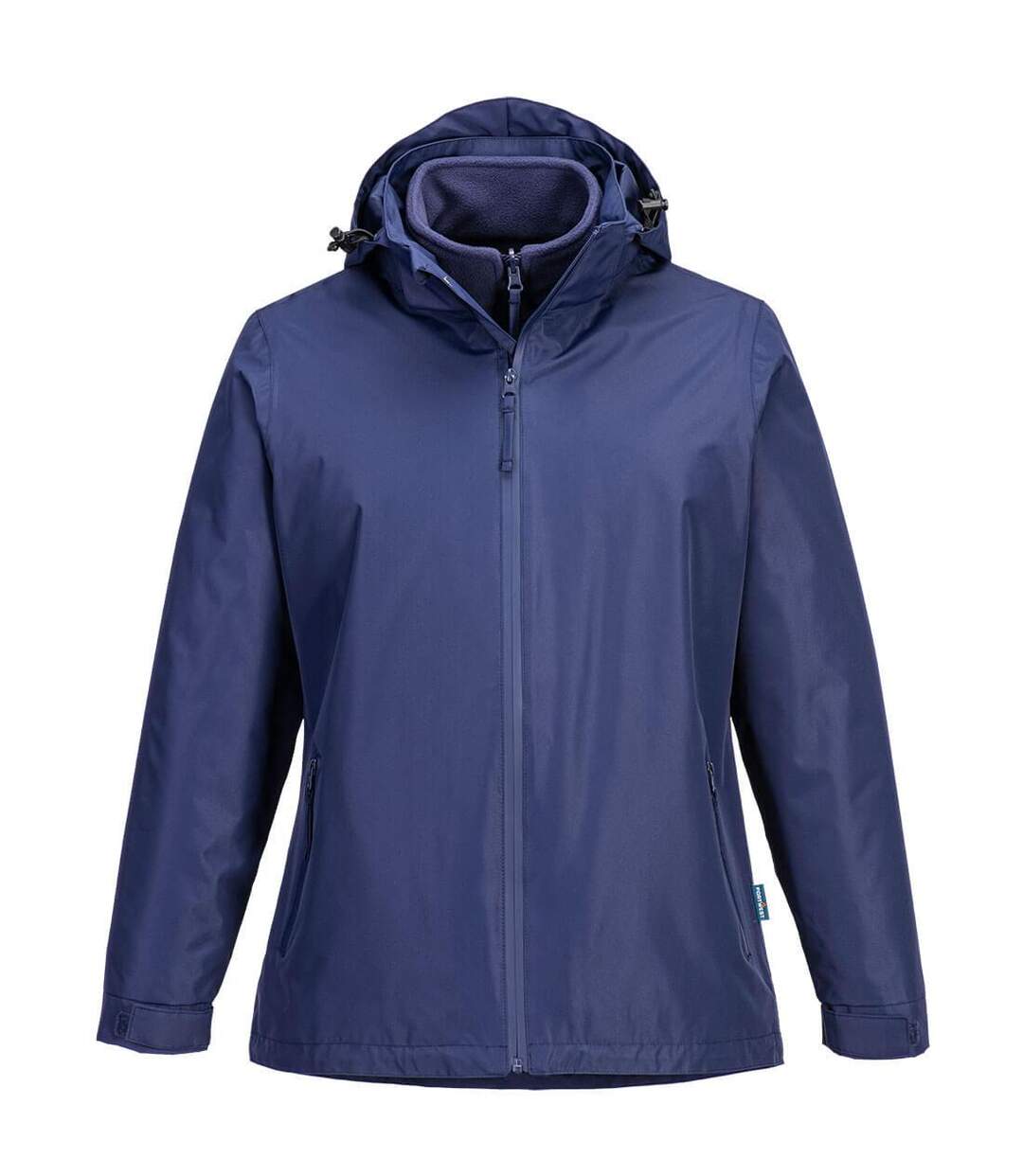 Womens/ladies 3 in 1 padded jacket navy Portwest-1
