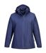 Womens/ladies 3 in 1 padded jacket navy Portwest-1
