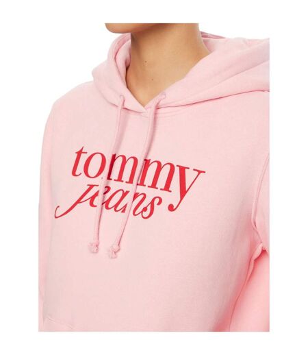 Sweat À Capuche Tommy Jeans Femme Rose Tommy Hilfiger