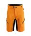 Mens Logo Baggy Cycling Shorts Orange Bicycle Line-1