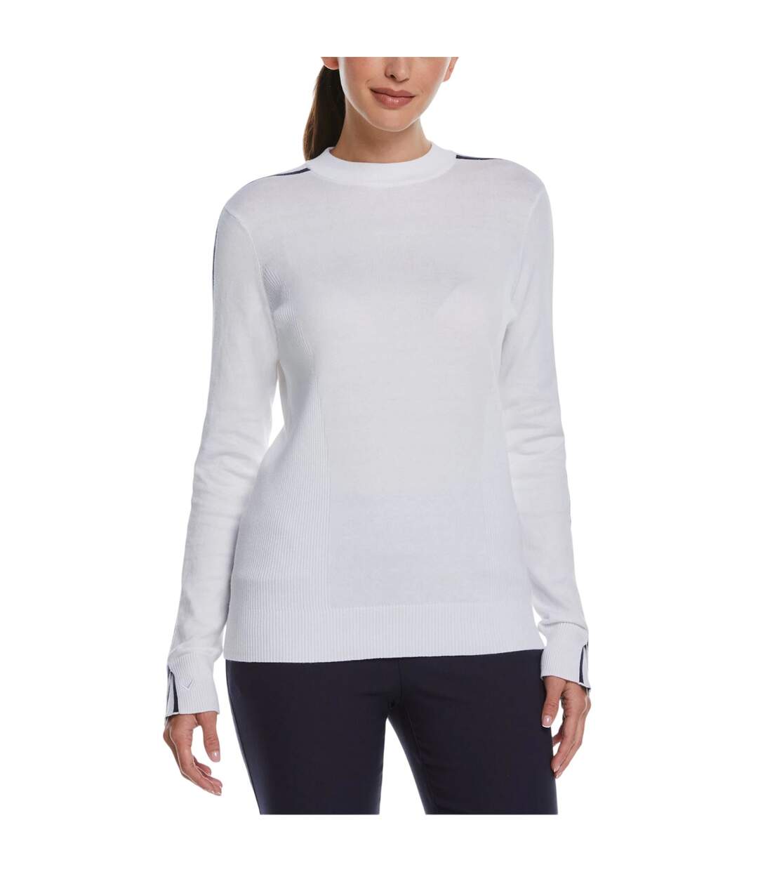 Sweat Motif/style À Rayures Femme Blanc Vif Callaway-1