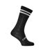 Unisex Adult Twin Stripe Technical Socks Black White Castelli-1