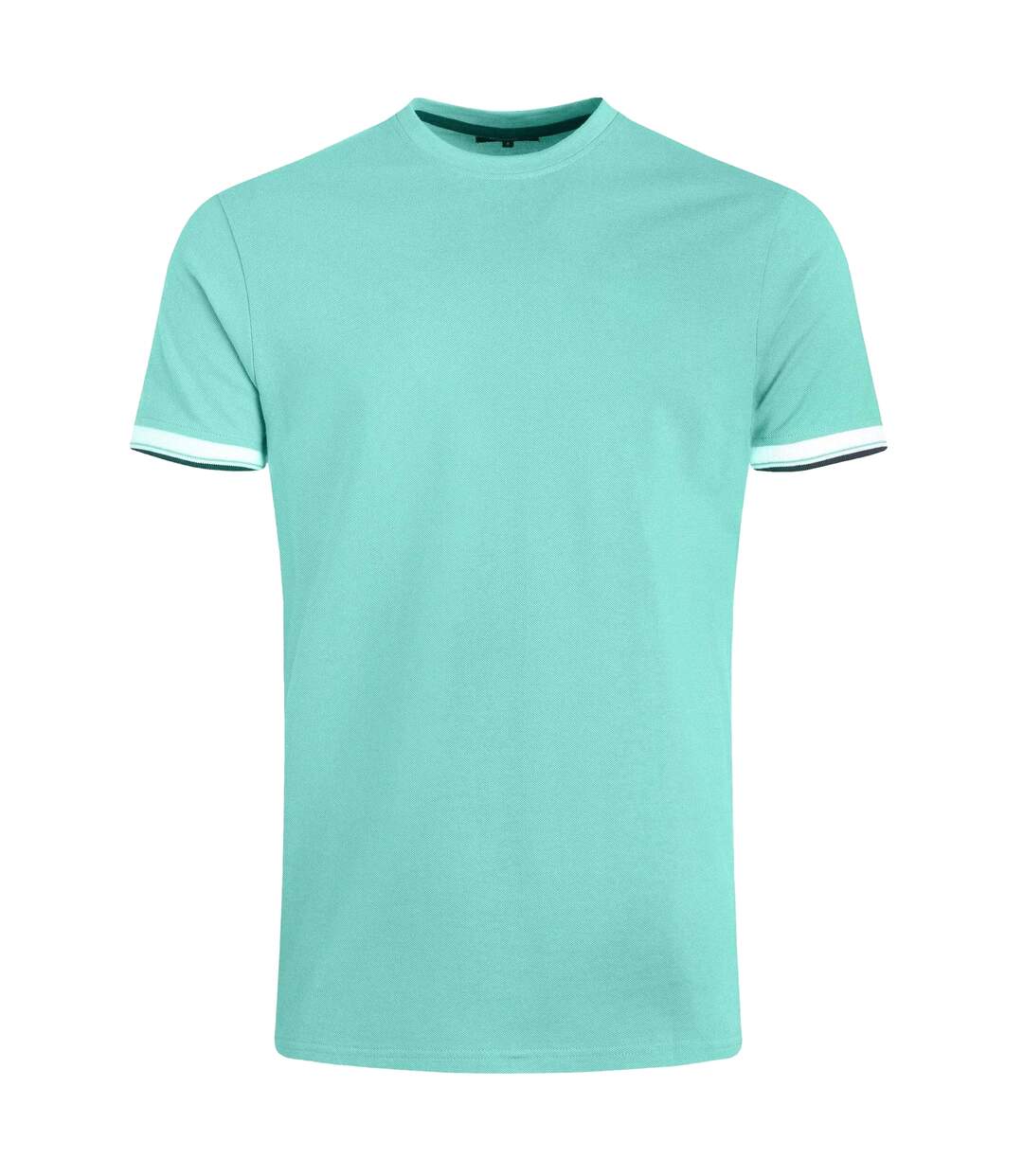 Mens danville pique t-shirt aqua marine Weird Fish-1