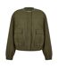 Blouson Aviateur Femme Kaki Foncé Jack Wills-2