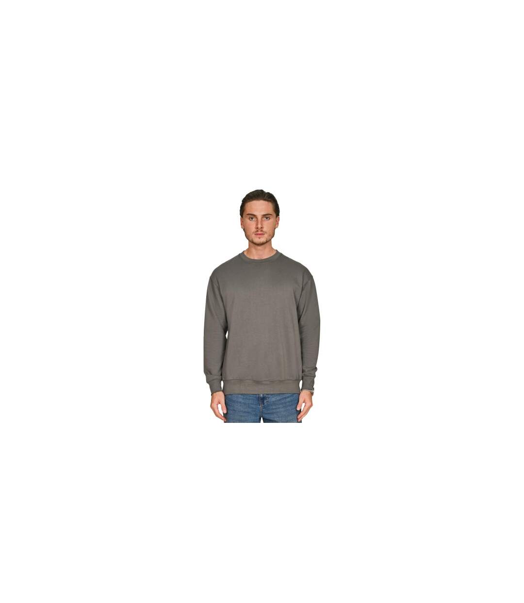 Unisex Adult Core Sweatshirt Charcoal Casual Classics-1