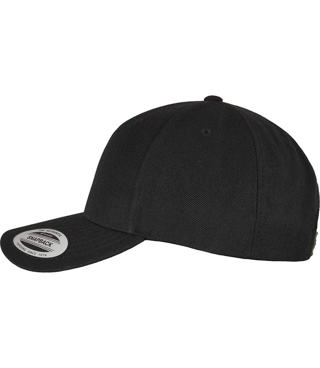 Casquette Ajustable Flexfit Adulte Noir Yupoong-3