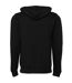 Sweat à capuche zippé en polycoton unisexe pour adultes dtg noir Bella + Canvas-2