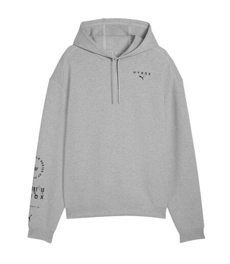 Mens Hyrox Pullover Hoodie Grey Heather Puma