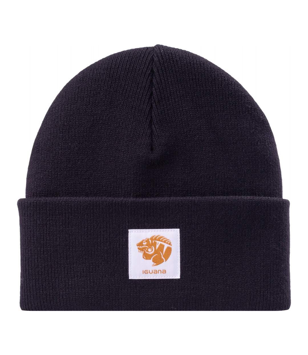 Unisex Adult Audrey Acrylic Beanie Black Iguana-1