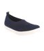 Womens/ladies Uberknit Slip-on Pumps Navy FitFlop-1