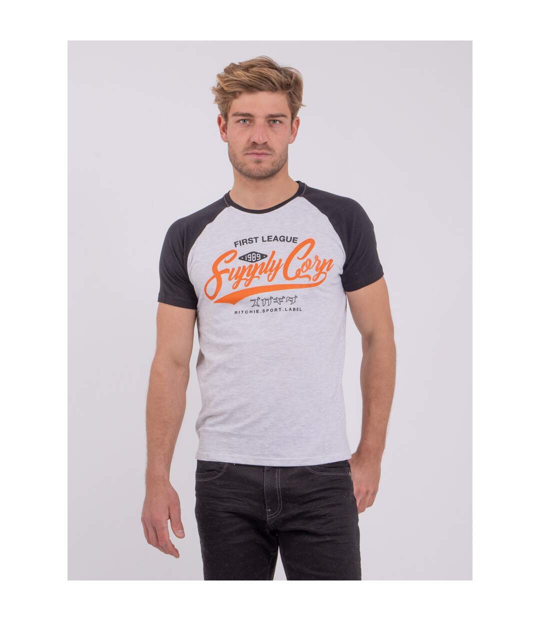 T-shirt col rond pur coton NECHIN