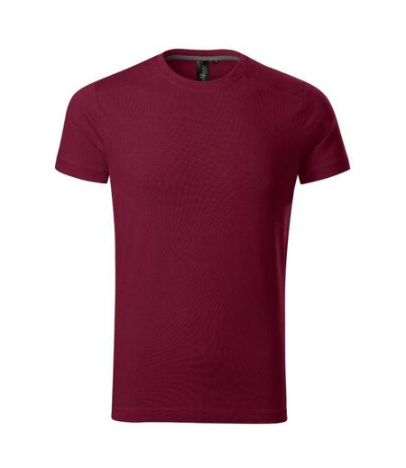 T-shirt Motif/style Uni Action Homme Violet Clair Malfini