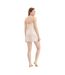 Womens/ladies Satin Cami Pyjama Set Bridal Rose Chelsea Peers-3