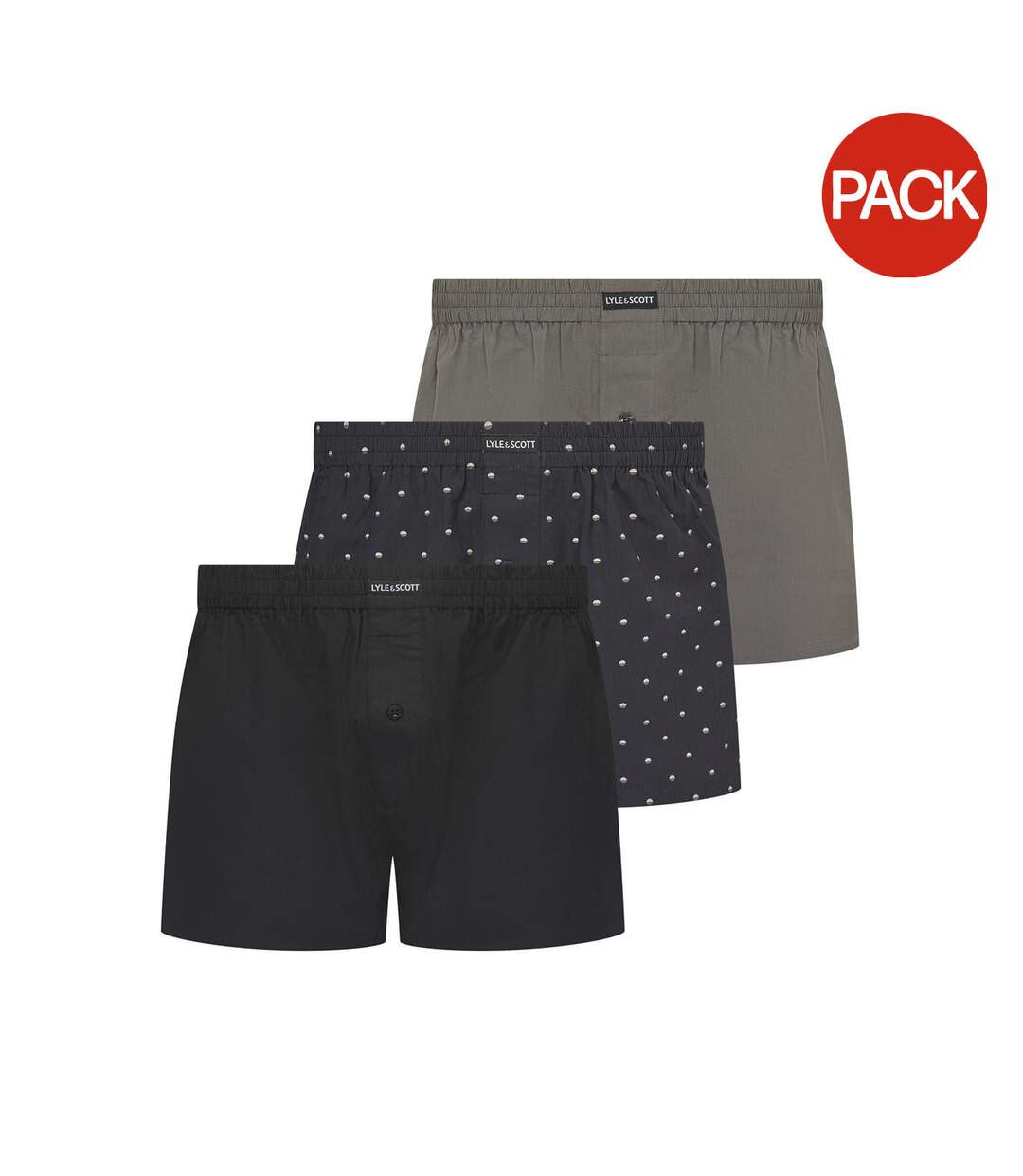 Boxers Motif/style À Pois Homme À Pois Lyle & Scott-1