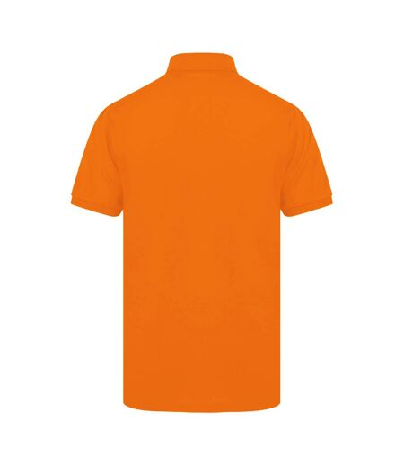 Polo à manches courtes homme orange Henbury