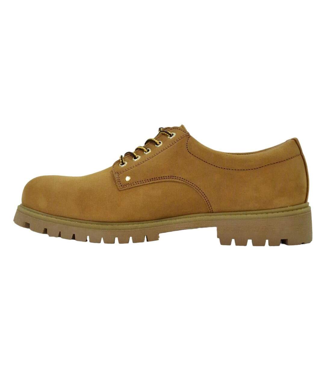Mens Suede Oxford Shoes Honey Nicholas Deakins-3