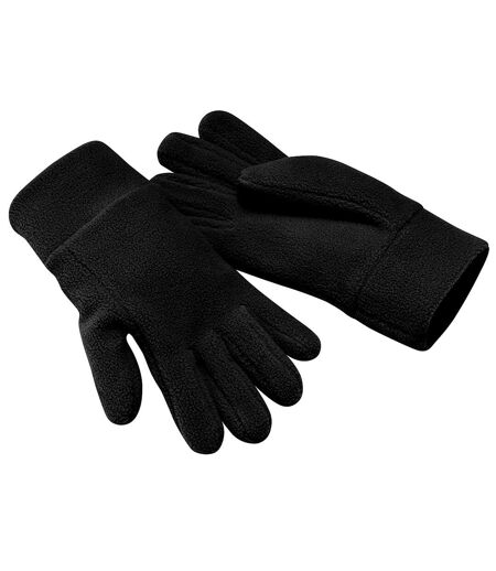 Beechfield Unisex Suprafleece Anti-Pilling Alpine Winter Gloves (Black) - UTRW236