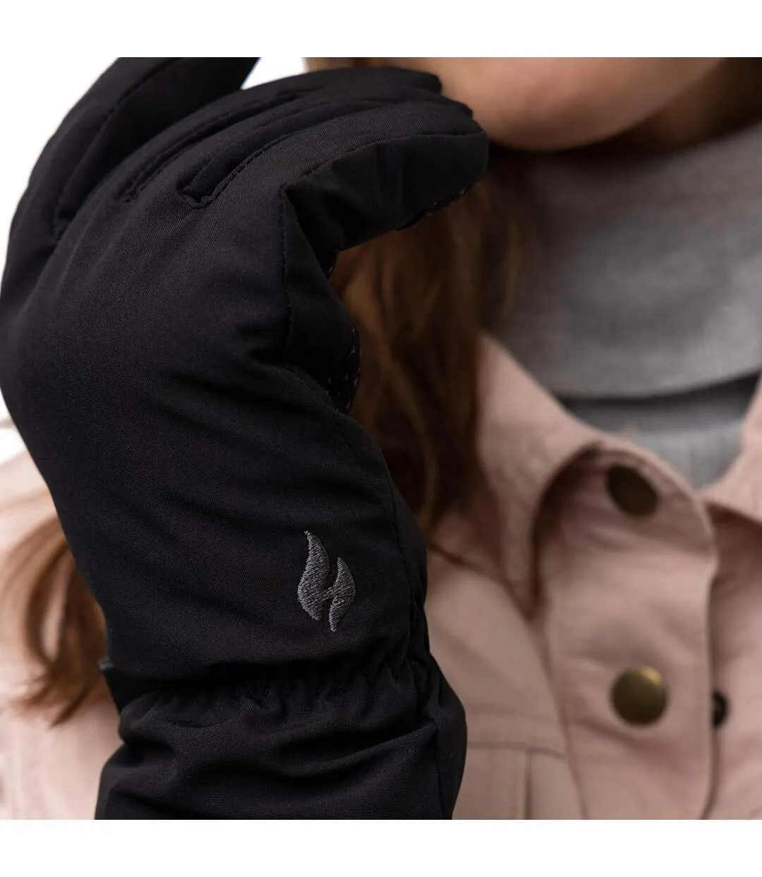 Gants Femme Impermeable Softshell Thermiques S/M-3