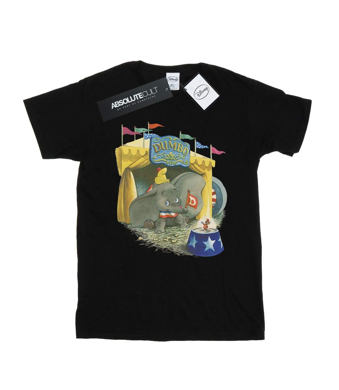 Disney - T-shirt DUMBO CIRCUS - Femme (Noir) - UTBI17003-1