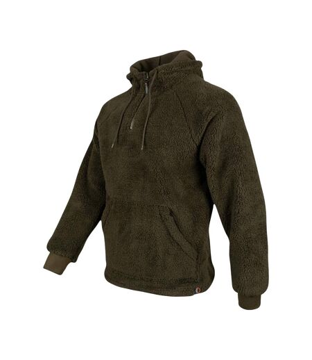Sweat À Capuche Homme Olive Foncé Speero