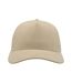 Atlantis Rapper Faux Suede 5 Panel Trucker Cap (Beige) - UTAB476