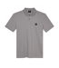 Mens Patch Cotton Logo Polo Shirt Grey Paul Smith-2