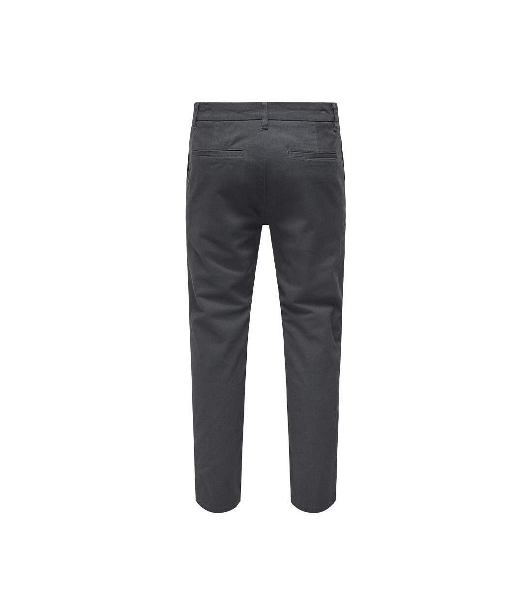 Chino Gris Homme Only & Sons Nicky Pete - W28-L30