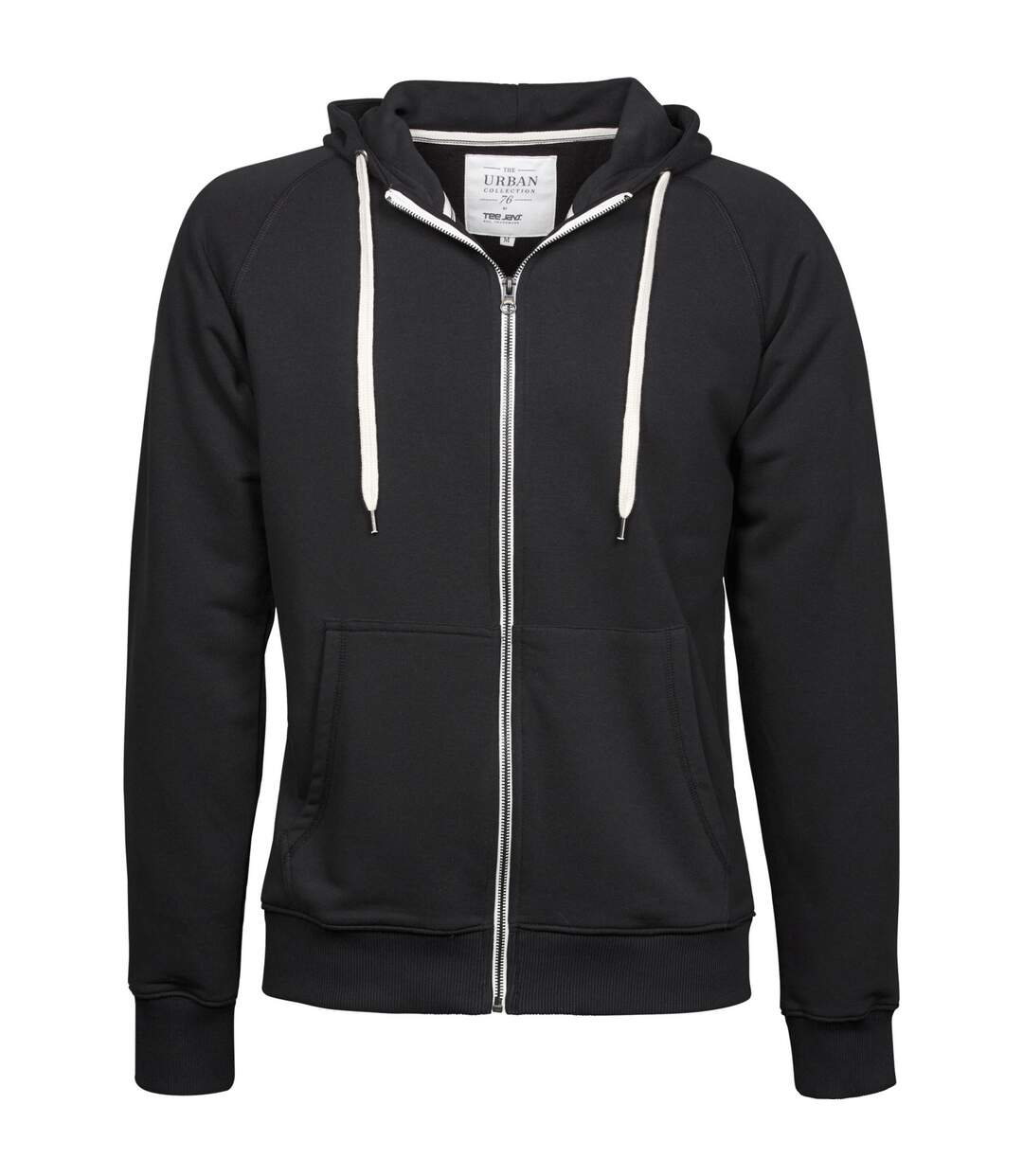 Veste à capuche urban homme noir Tee Jays-1